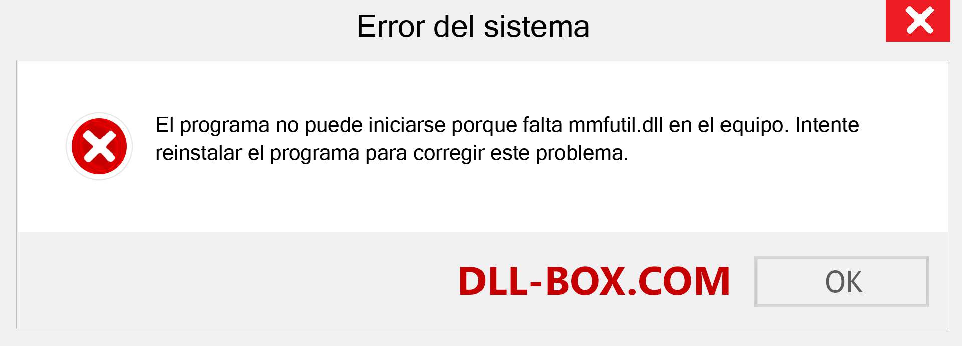 ¿Falta el archivo mmfutil.dll ?. Descargar para Windows 7, 8, 10 - Corregir mmfutil dll Missing Error en Windows, fotos, imágenes